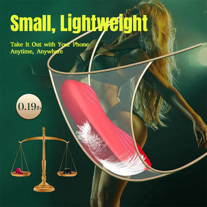 Remote &amp; App-Controlled Wearable Clitoral Vibrator