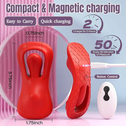 Remote Control Tongue-Shaped Vibrator