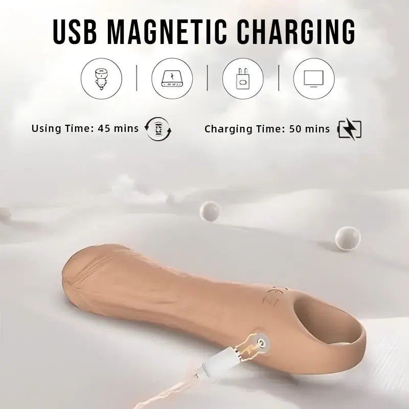 10 Vibration Modes Bullet-Shaped Mini Dildo Vibrator