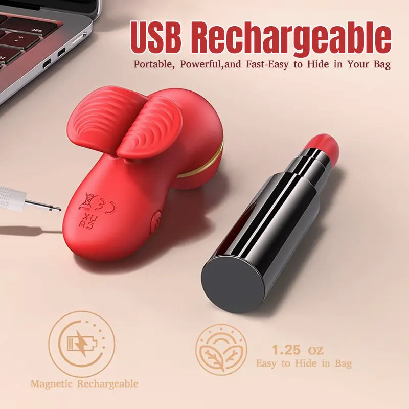 TriplePlay 3-in-1 Vibrator: Flap, Lick &amp; Brush