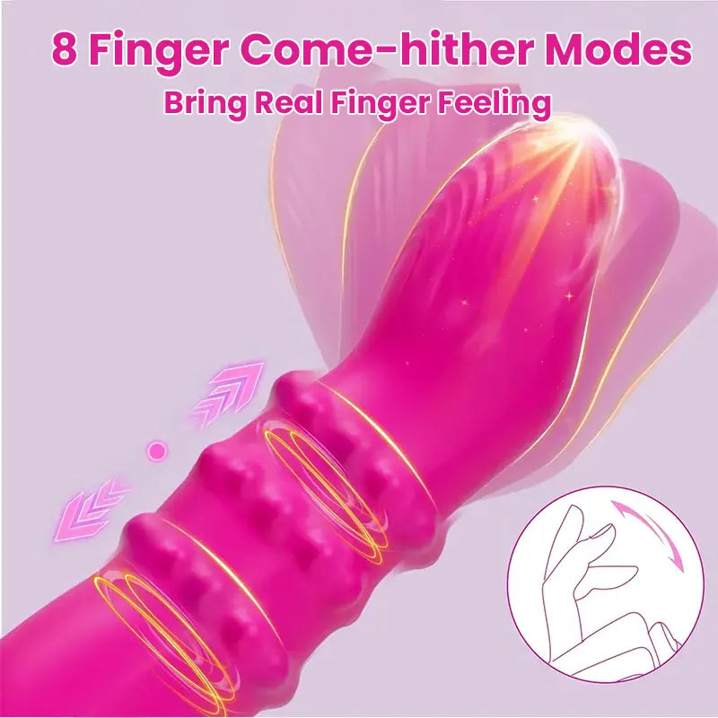 Adorable pink bunny vibrator with eight vibration modes