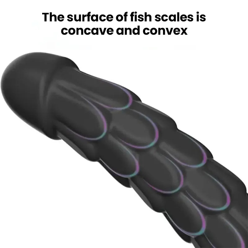 Textured silicone toy with base – perfect for anal play