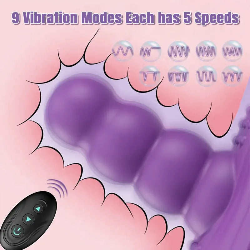 Sitting and Riding 3-in-1 Anal Vibrator Dildo 