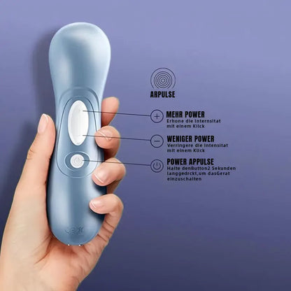 Delicate handheld sucking vibrator