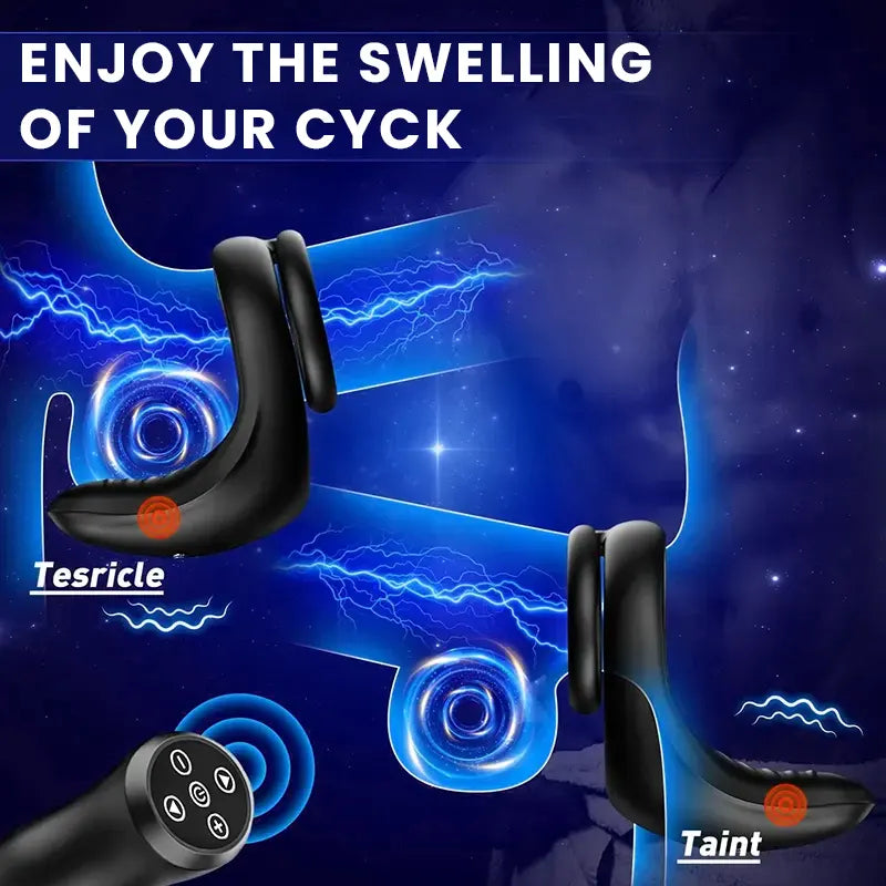 Rechargeable Portable Vibrating Cock Ring