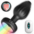 Light-Up Vibrating Silicone Anal Plug
