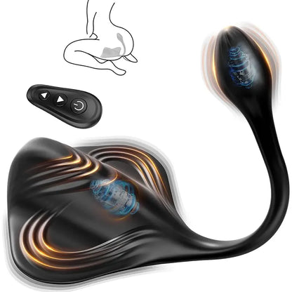 Dual Motor Prostate Vibrator for Men