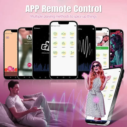 APP Remote Control Bullet Egg Butterfly Massager