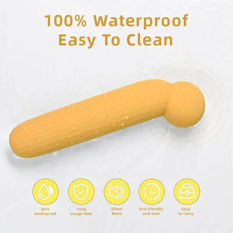 Yellow Note Mini Vibrator