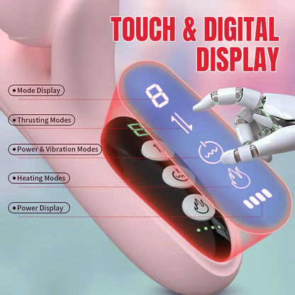 Rose Clitoral G-Spot Heated Vibrator