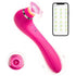 4-in-1 clitoral sucking & licking vibrator with remote