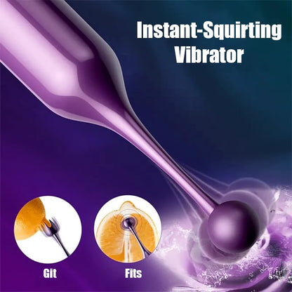 High-Frequency G-Spot Vibrator with Nipple Clamps