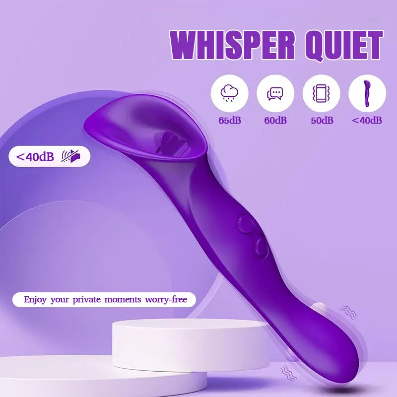 3-in-1 Licking Vibrator with Suction &amp; Vibration Modes