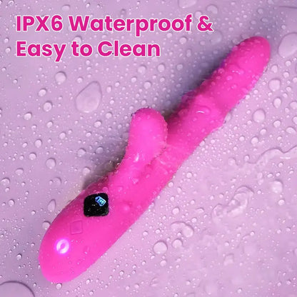 Adorable pink bunny vibrator with eight vibration modes
