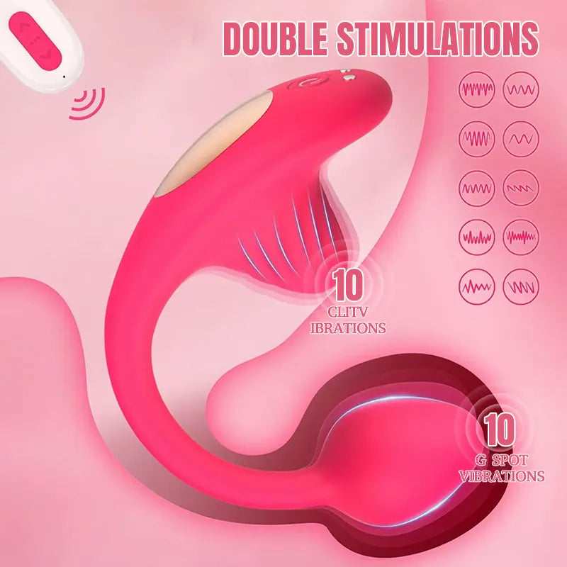 Dual-Motor Wearable Panty Vibrator