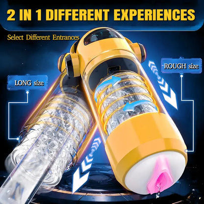 Little Yellow Man 7 Mode Automatic Male Masturbator