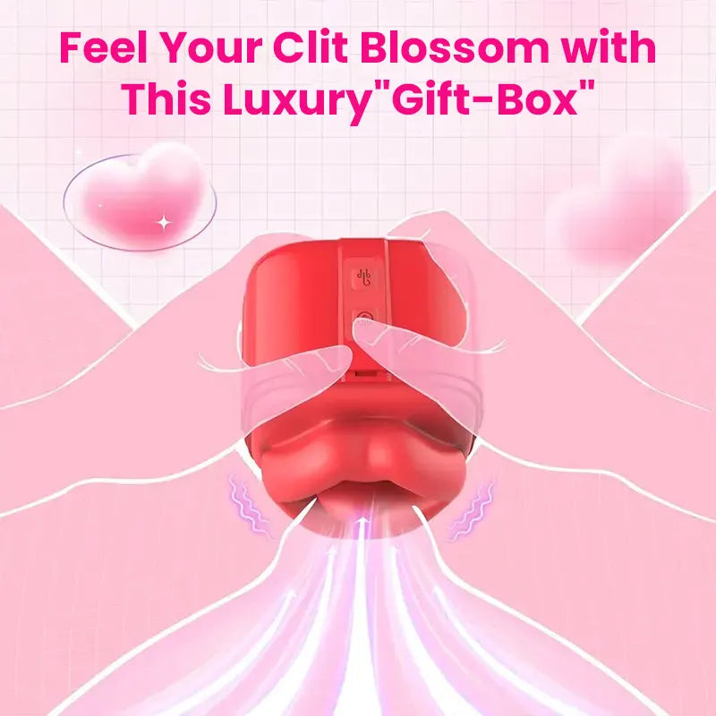 6D Real Oral Sucking Vibrator - Mini Rose Clit Sucker