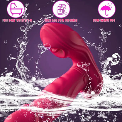 App Control 3-in-1 Clitoris and G-Spot Dildo Vibrator