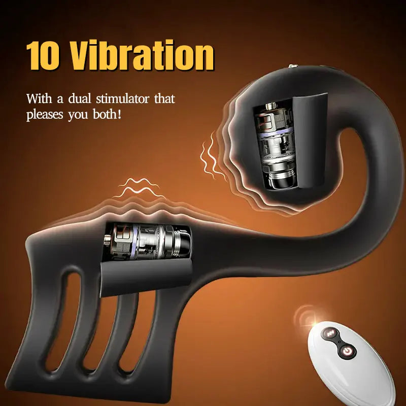Snail Vibrating Cock Ring Sleeve