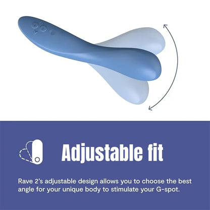 App-controlled mini 180° vibrating G-spot vibrator