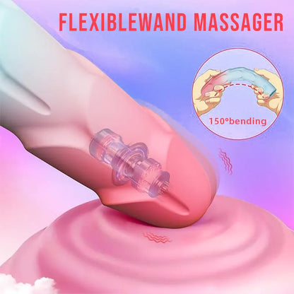 Multi-layer petal dildo vibrator &amp; 20 vibration modes