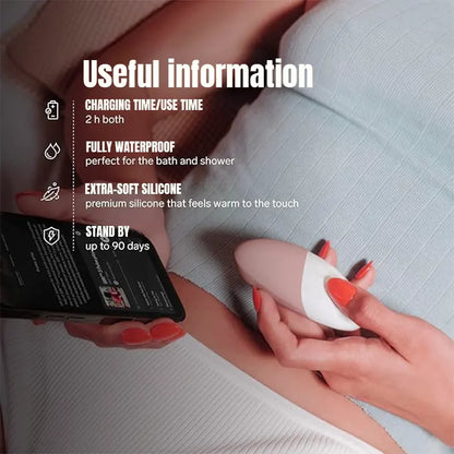 Sound-activated small personal egg vibrator