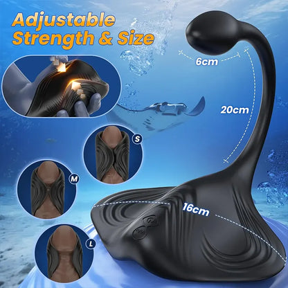 Dual Motor Prostate Vibrator for Men