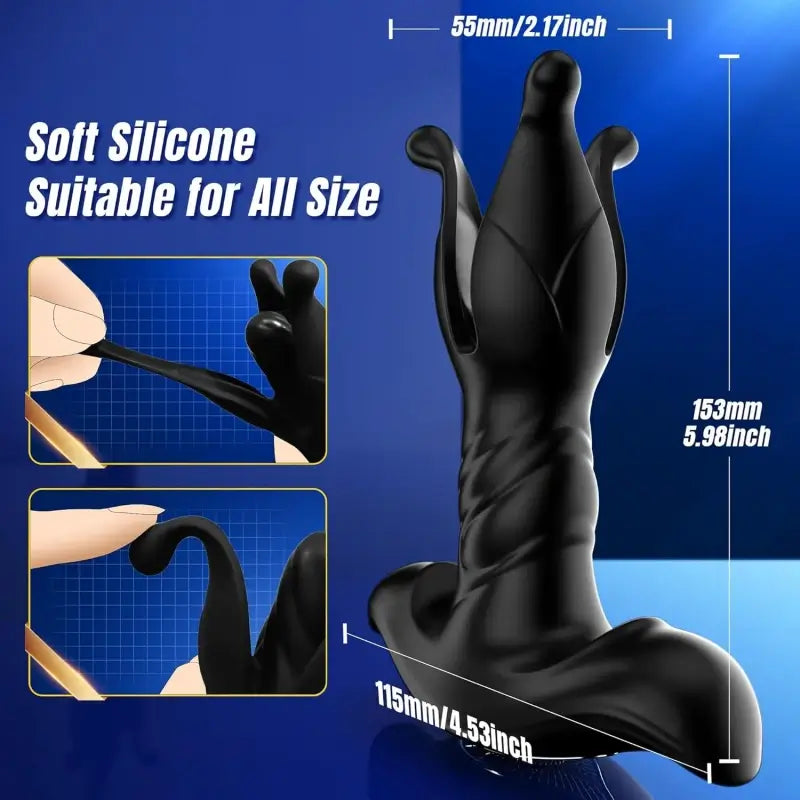 Remote-Control Thrusting Prostate Massager Plug