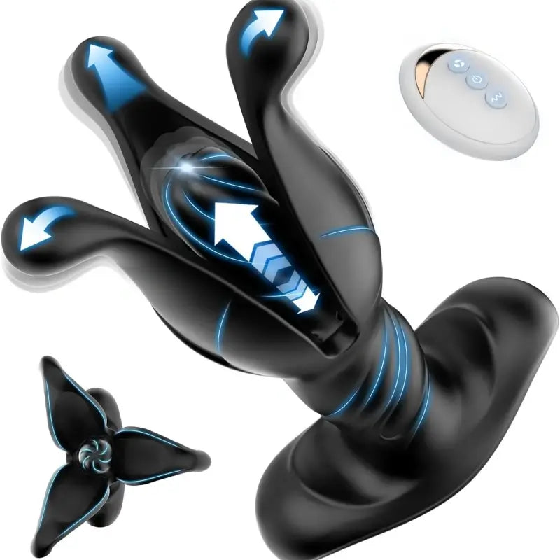 Remote-Control Thrusting Prostate Massager Plug