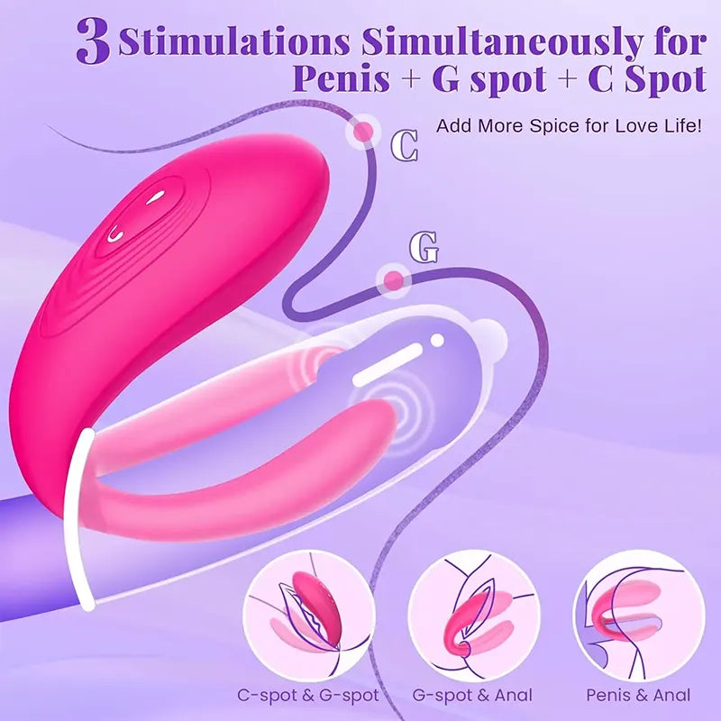 Wearable G-Spot and Clitoral Vibrator