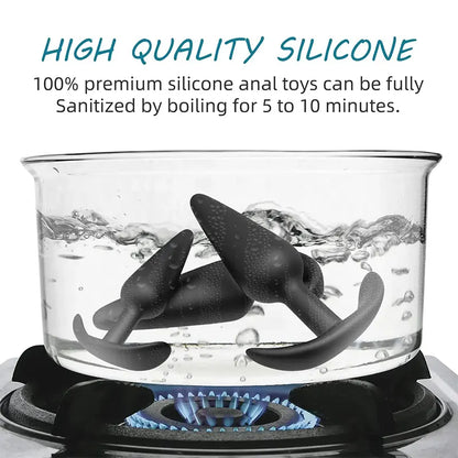 Silicone Anal Plug Training Set