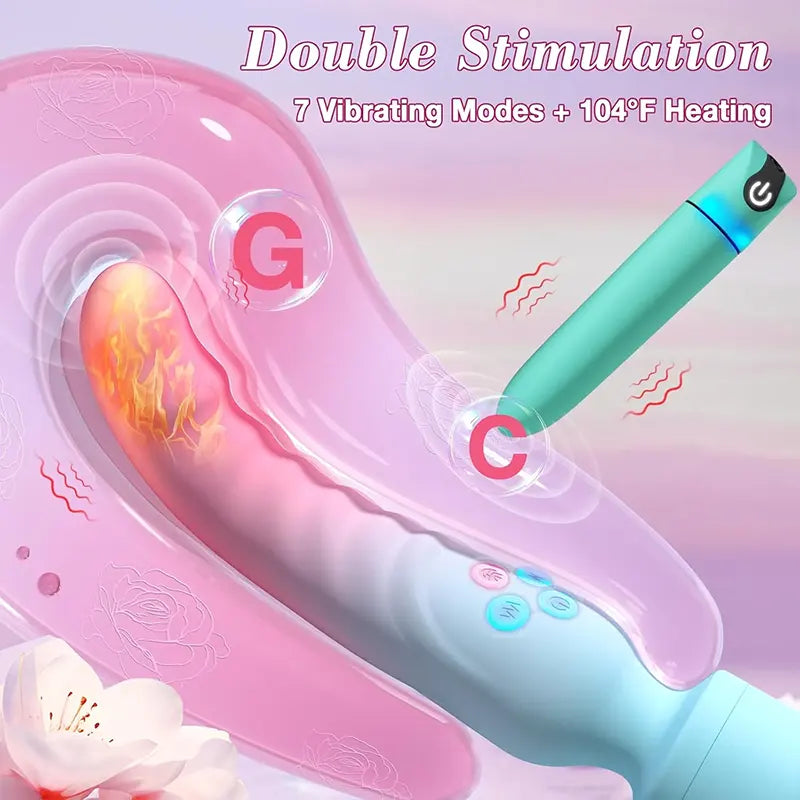 Heated Wand and Bullet Vibrator Set