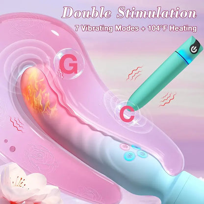 Heated Wand and Bullet Vibrator Set