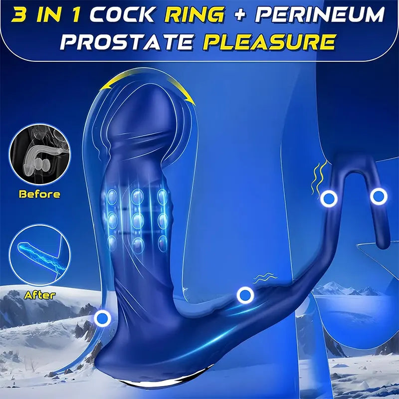 App-Controlled Swinging Prostate Plug