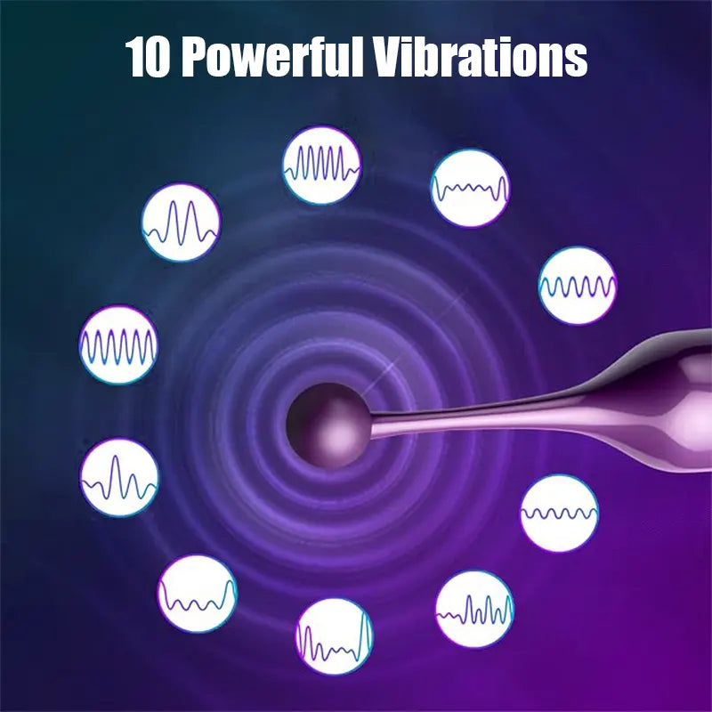 High-Frequency G-Spot Vibrator with Nipple Clamps