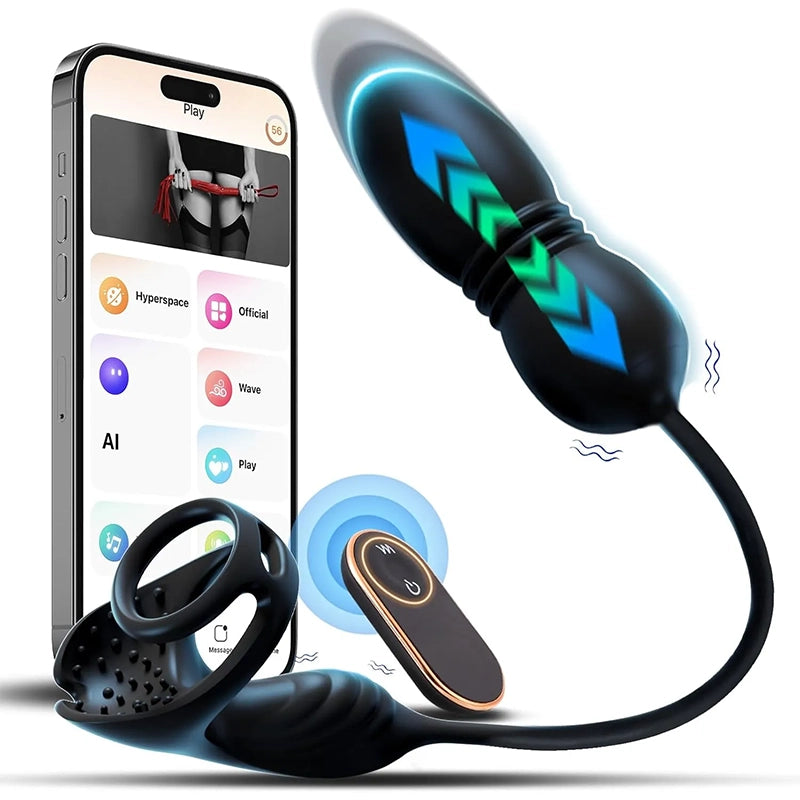 App-Controlled Thrusting Prostate Vibrator