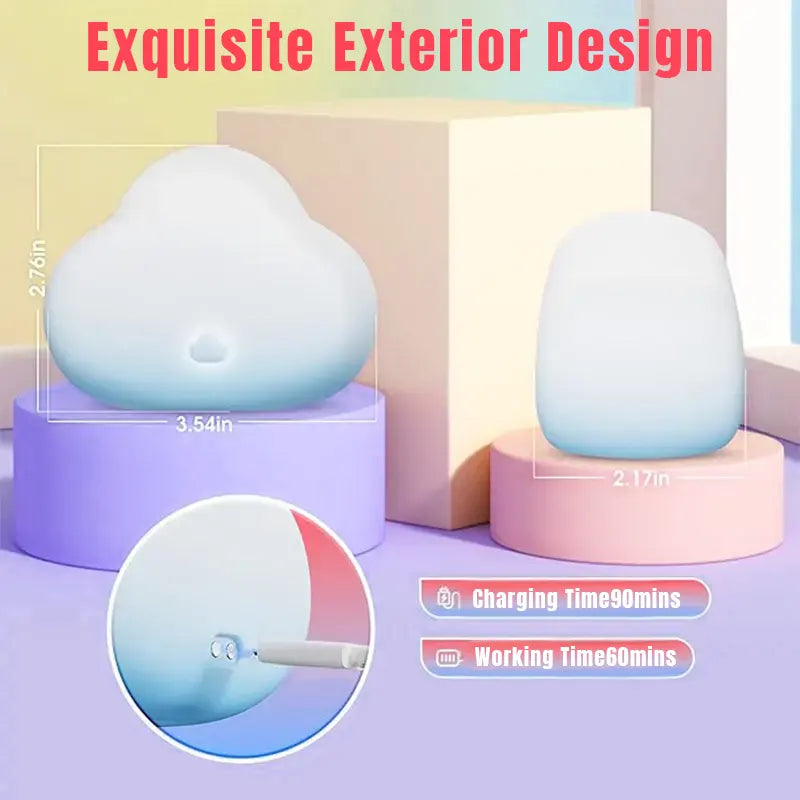 Cute cloud vibrator, air pulse technology