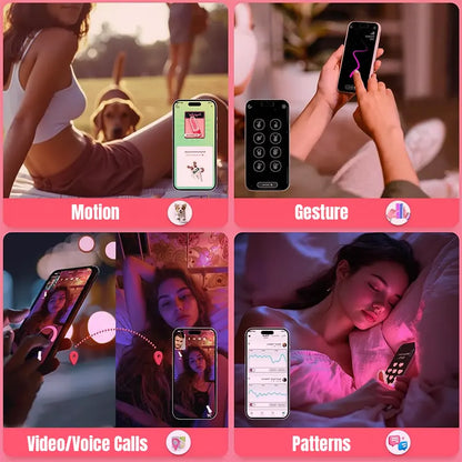 Discreet Lipstick-Style Mini Vibrator with App Remote Control