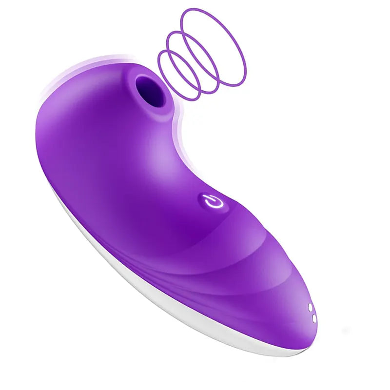 Clitoral Nipple Suction Cup Vibrator with 7 Suction