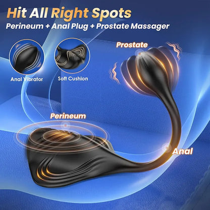 Dual Motor Prostate Vibrator for Men