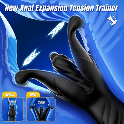 Remote-Control Thrusting Prostate Massager Plug