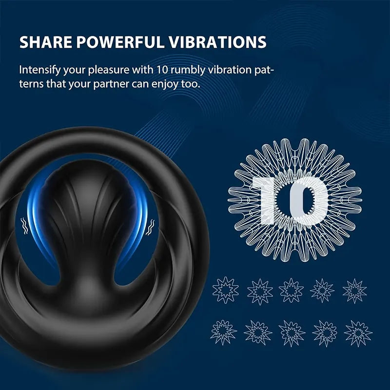 Vibrating Ring with Clitoral Ball Stimulator