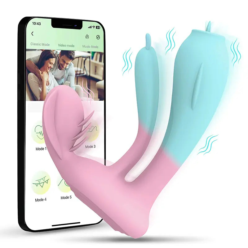 Two-color_Wearable_Invisible_Panty_Vibrator