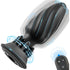 Rotating Vibrating Anal Plug with Remote