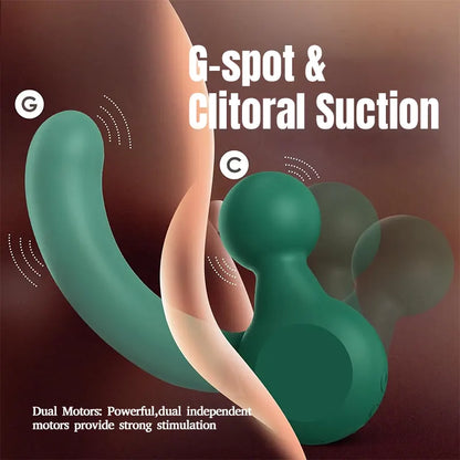3-in-1 Multi-Function Vibrator with Rotating &amp; Thrusting Action