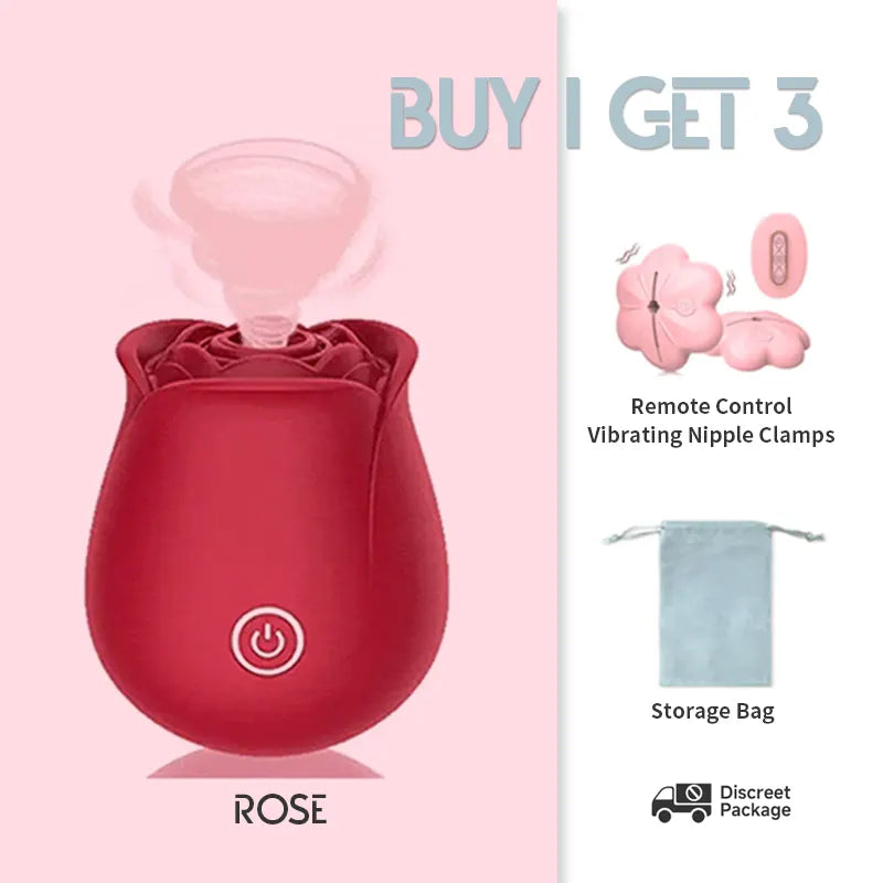 Rose Toy 10 Suction Modes