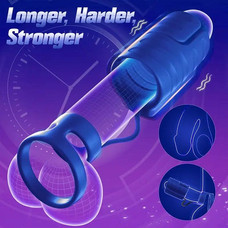 Male Vibrating Time Delay Cock Ring - Inyarose