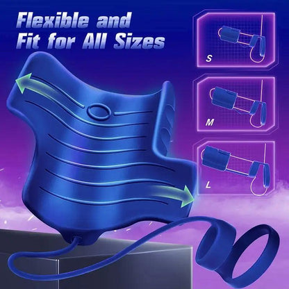 Male Vibrating Time Delay Cock Ring - Inyarose