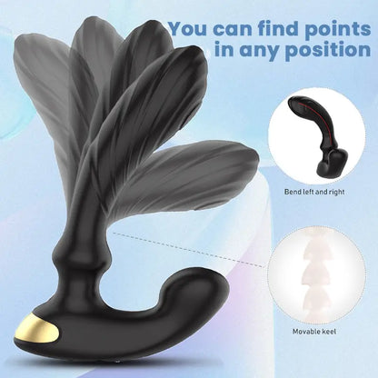 Male Prostate Vestibular Plug Vibrator