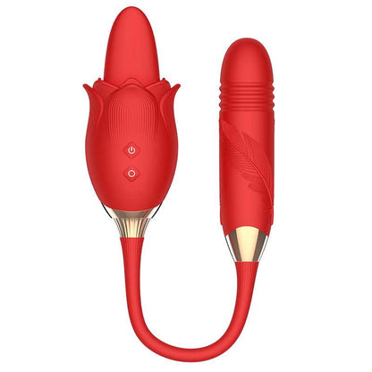 rose toy clit sucker vibrator red